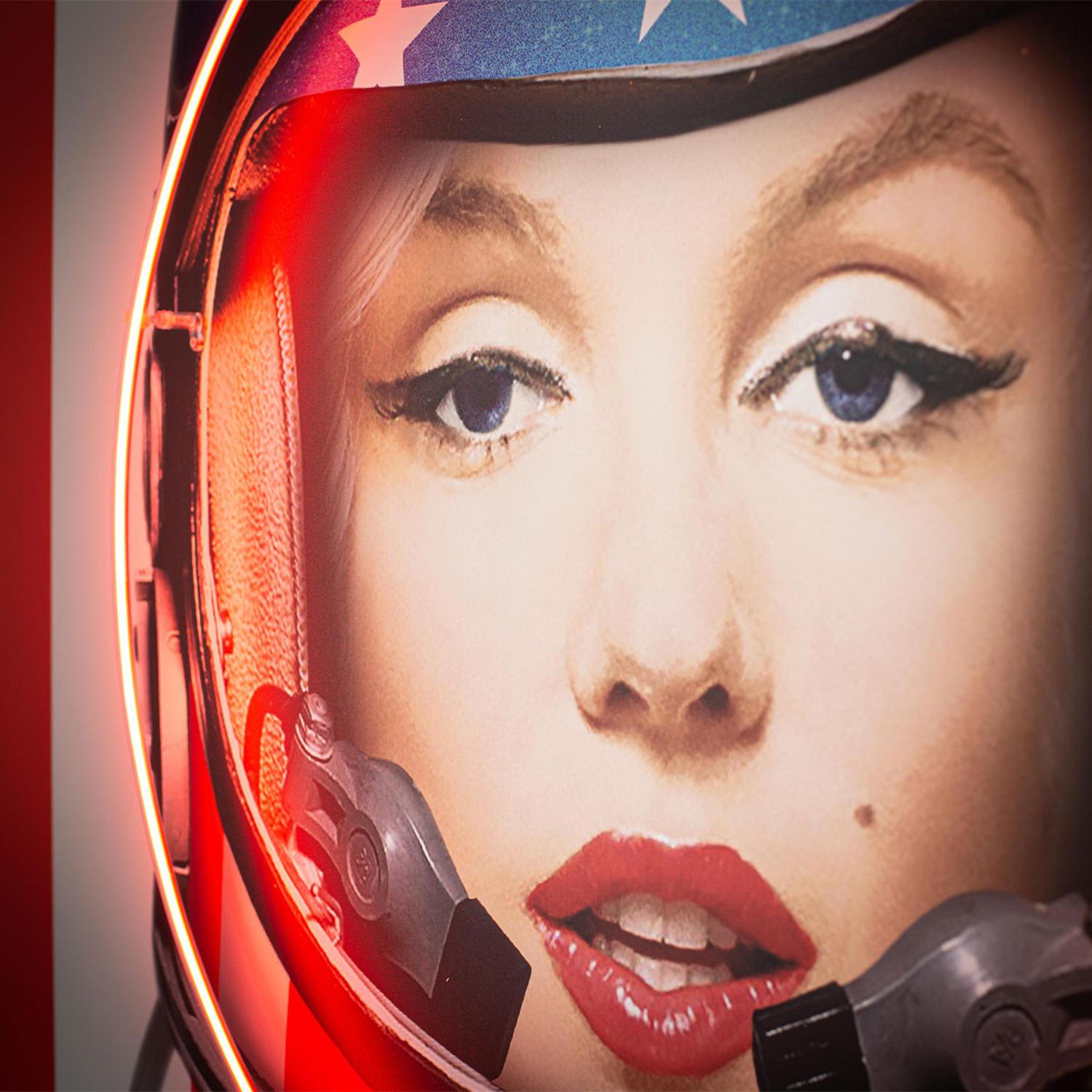 Marilyn Astronaut 182cm X 122cm - Andrew Martin