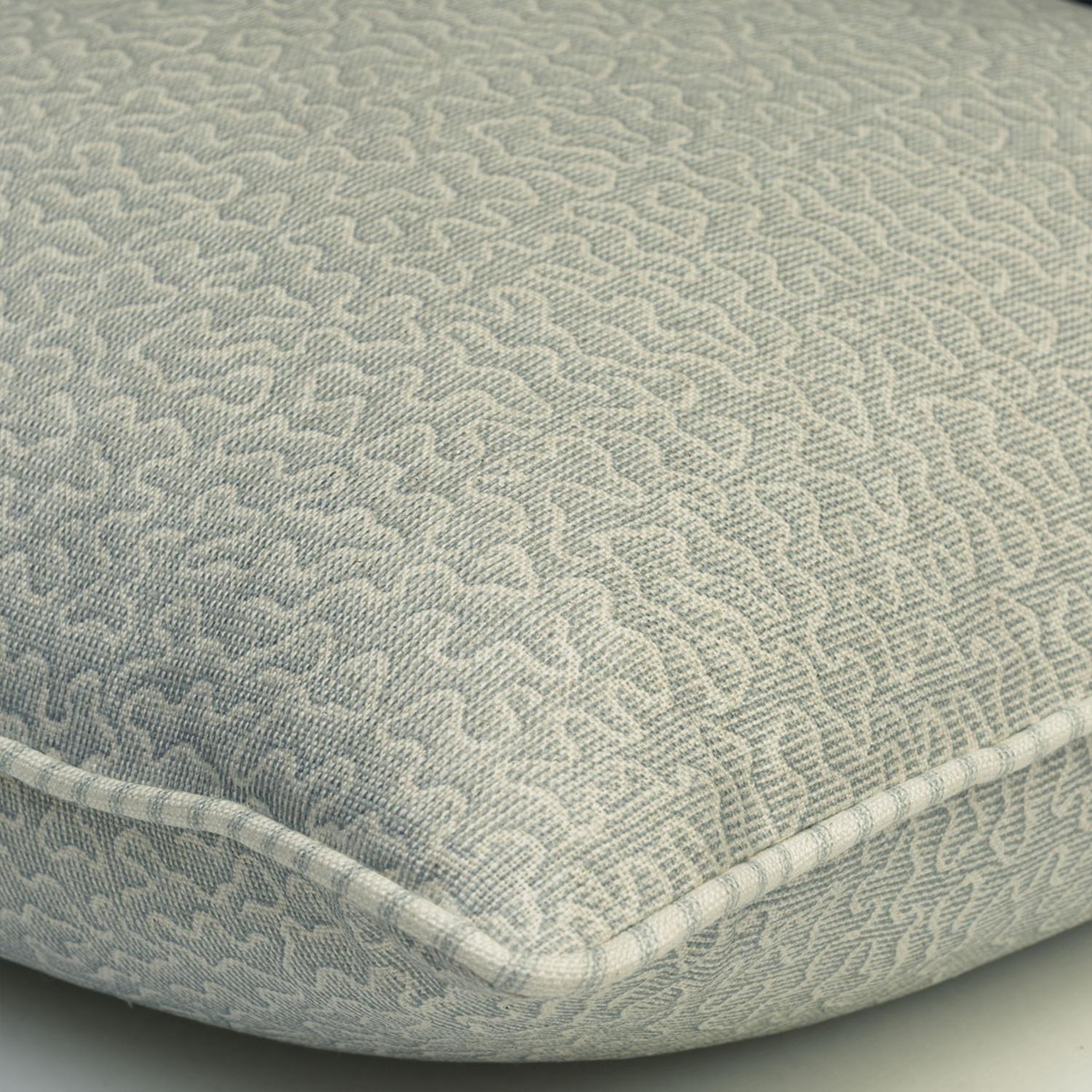 Pollen Sky Sustainable Feather Cushion - Andrew Martin Eco-conscious Linen Blend Viscose Blend Small Prints