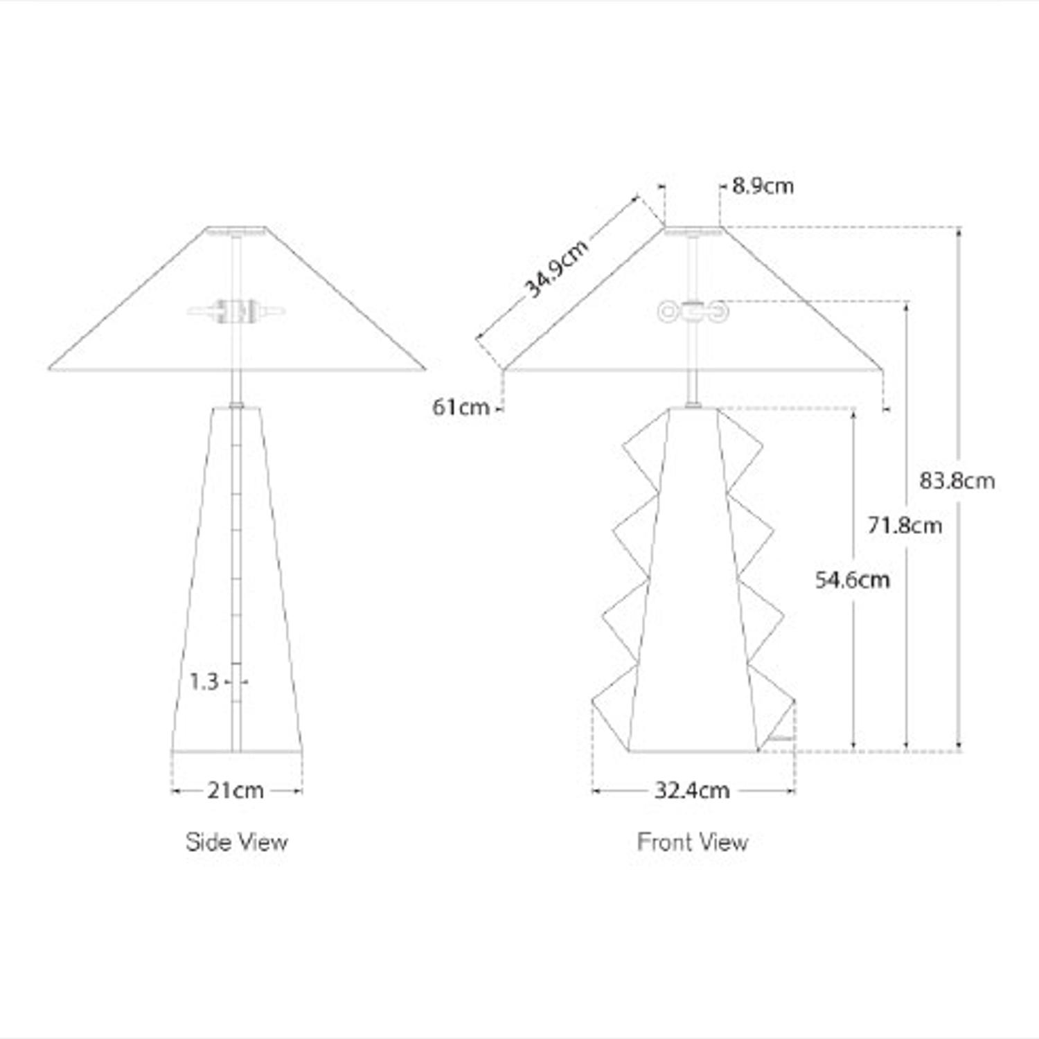 Senso Table Lamp Ivory Table Lamp - Andrew Martin