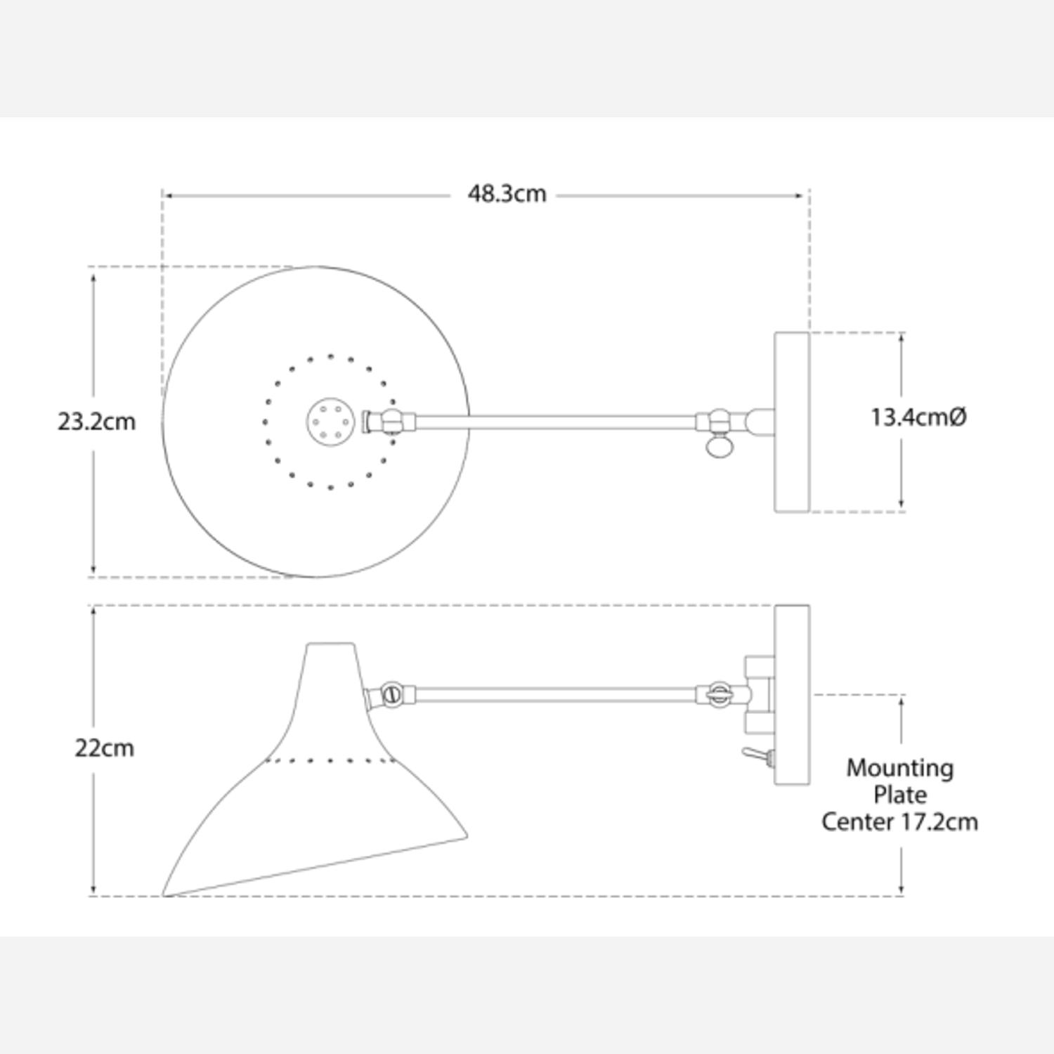 Charlton Wall Light Brass Wall Light Hand-rubbed Antique Brass - Andrew Martin