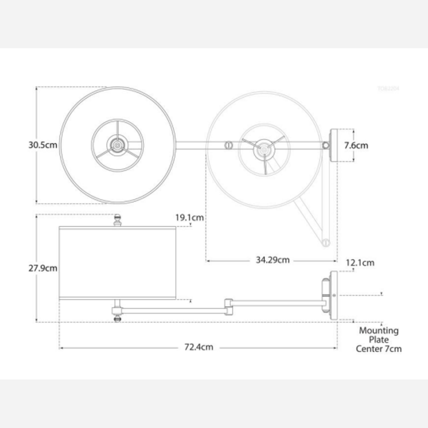 Hudson Wall Light Bronze Wall Light - Andrew Martin