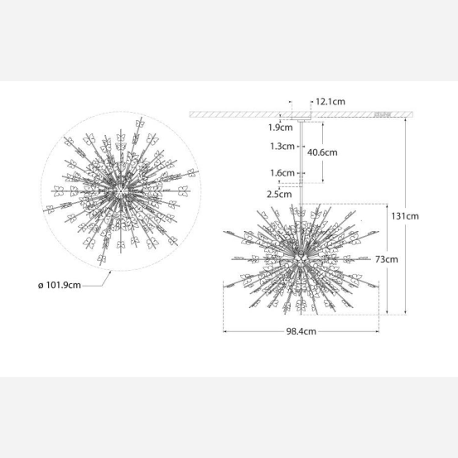 Farfalle Chandelier Gild Chandelier - Andrew Martin