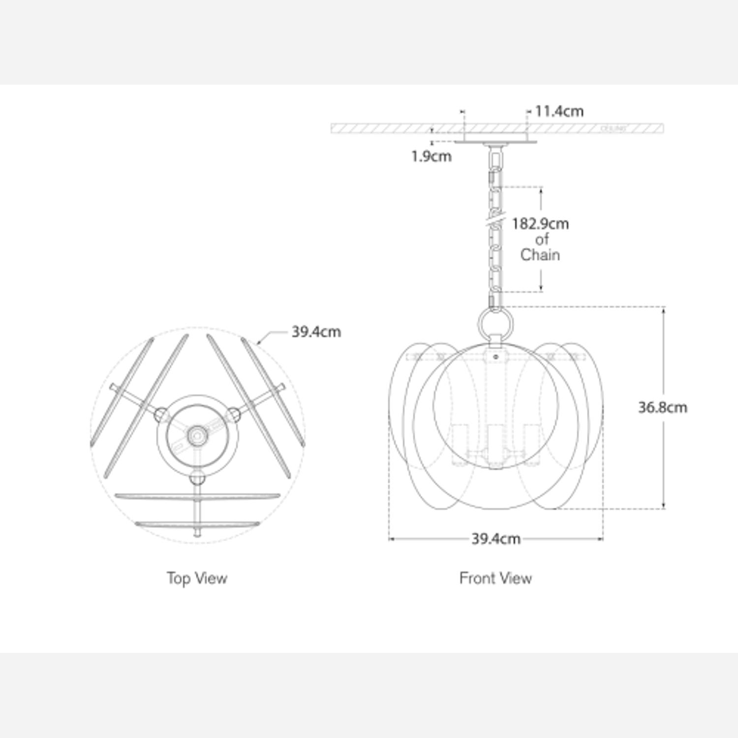 Loire Chandelier Gild Chandelier - Andrew Martin
