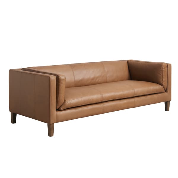 Morse 3 Seater Leather Sofa | Durable Leather Sofas - Andrew Martin