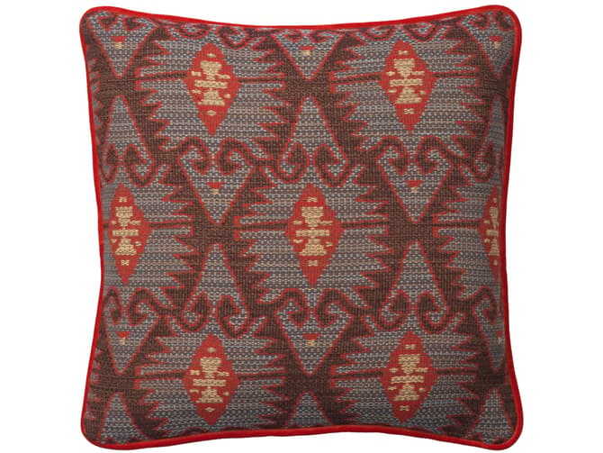 Andrew Martin Espiga Blue クッションカバー キリム柄 Espiga Blue Cushion - Andrew Martin