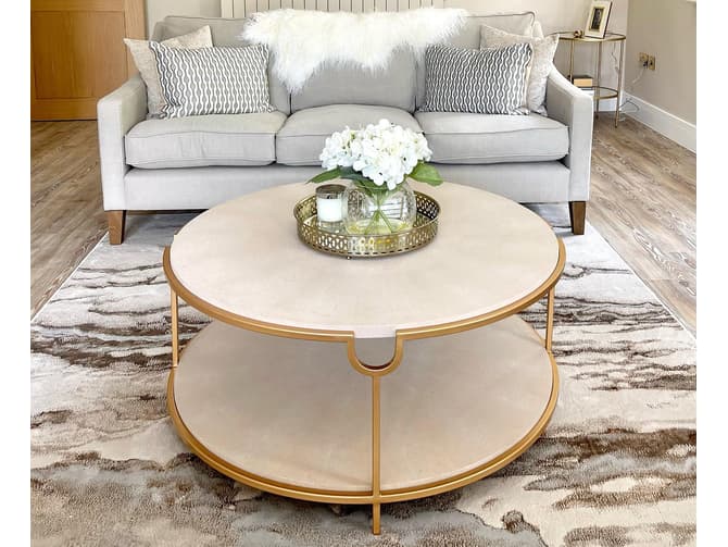 Katia Coffee Table - Cream | Cream Painted Coffee Table | Andrew