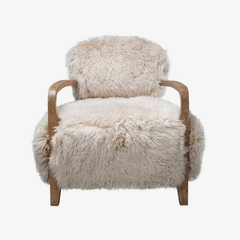 Cabana Chair Yeti Sheepskin Andrew Martin