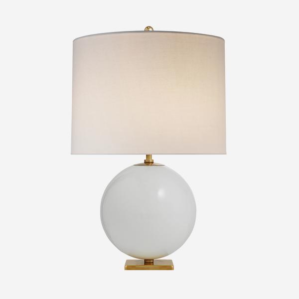 Elsie Table Lamp, Cream & Cream Shade Andrew Martin