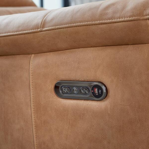 Rain Leather Armchair Power Motion Recliner Andrew Martin